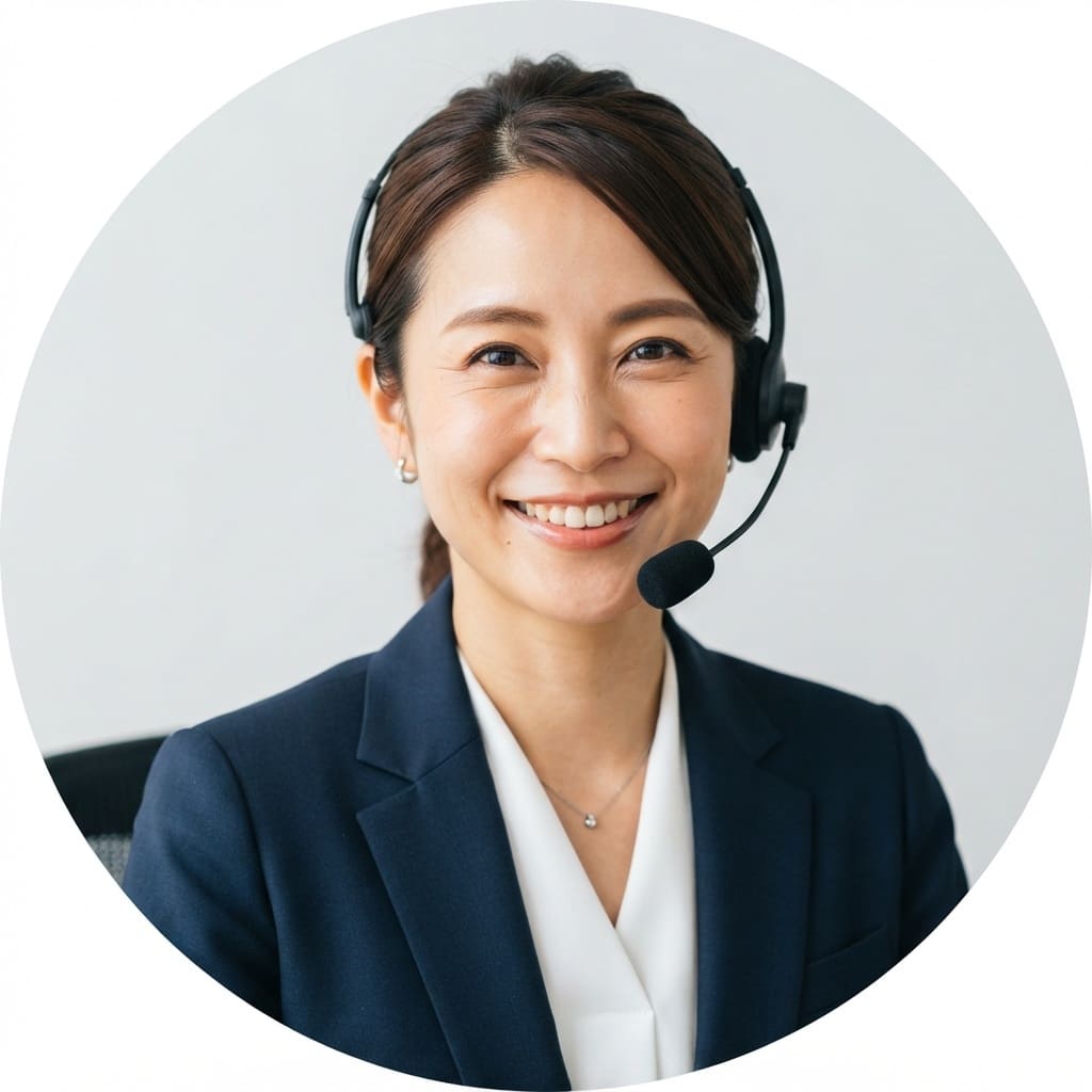 女性受付スタッフの写真